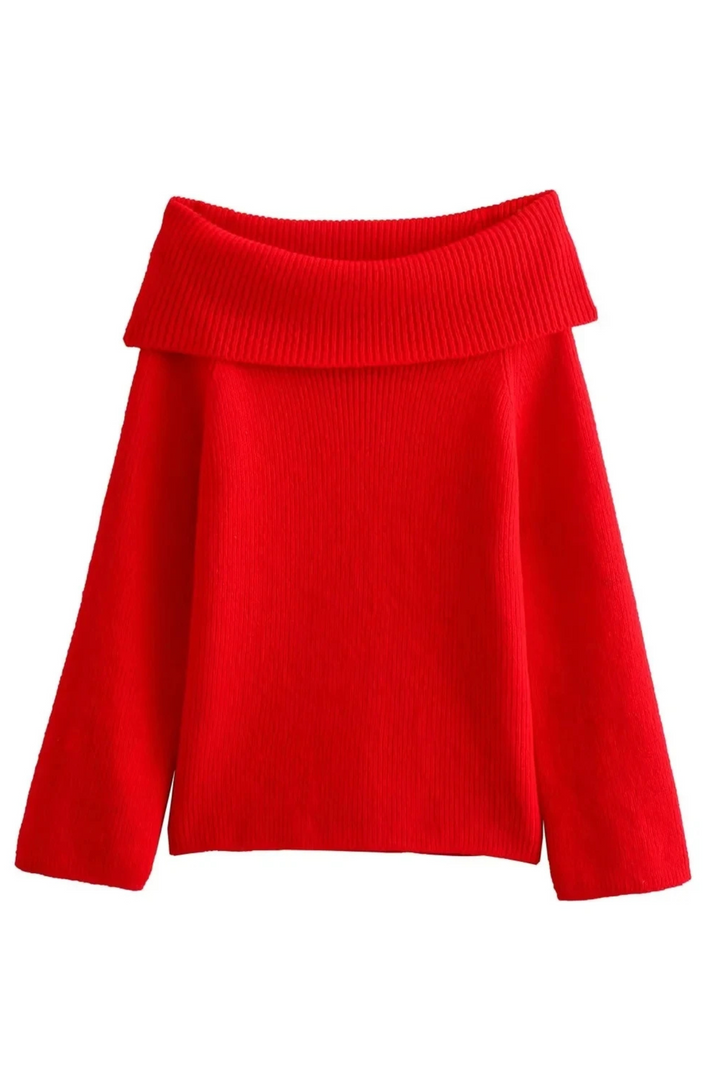 Linen off-shoulder top "Sunset Soirée" – Soft & sophisticated