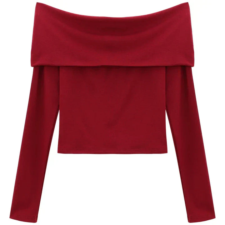 Linen off-shoulder top "Sunset Soirée" – Fresh & feminine