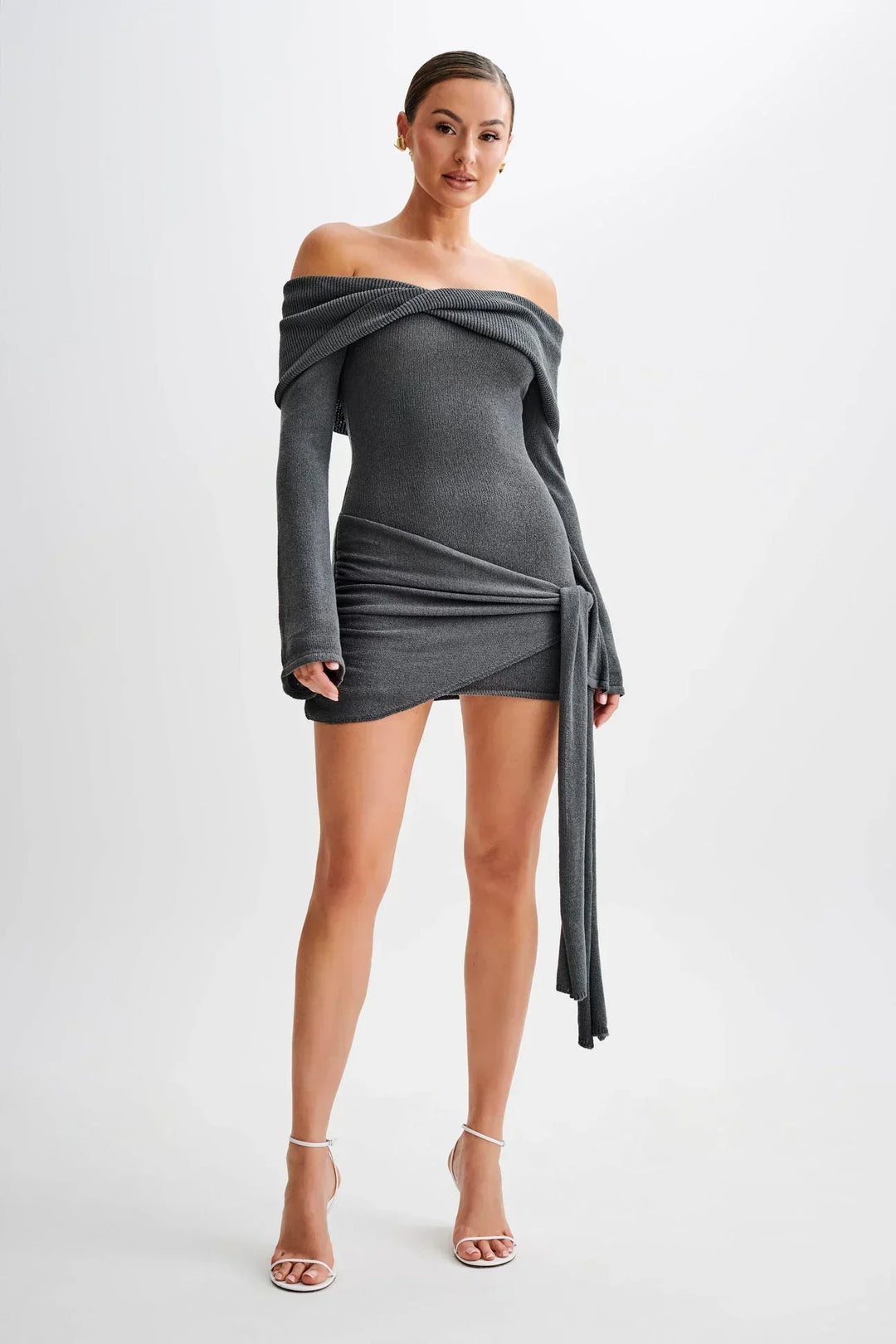 Knitted mini dress "Garden Party" – Elegant & refined
