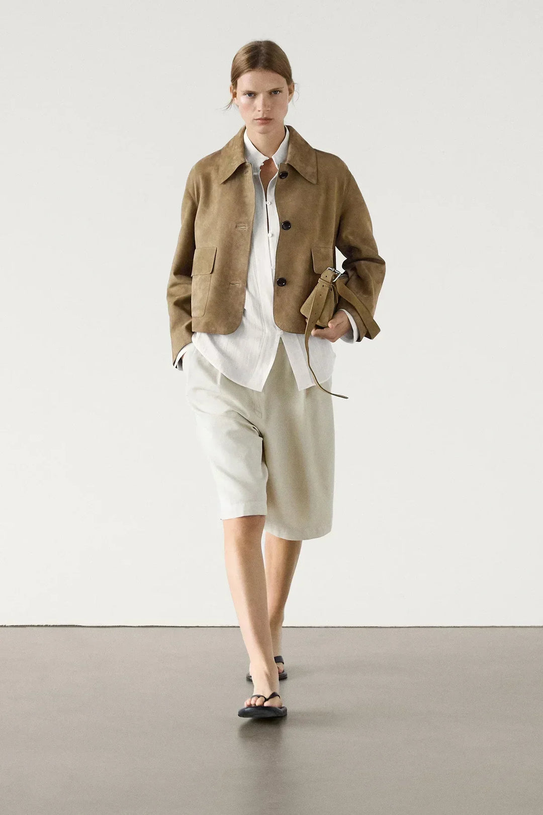 Wool collared jacket "City Brunch" – Elegant & refined