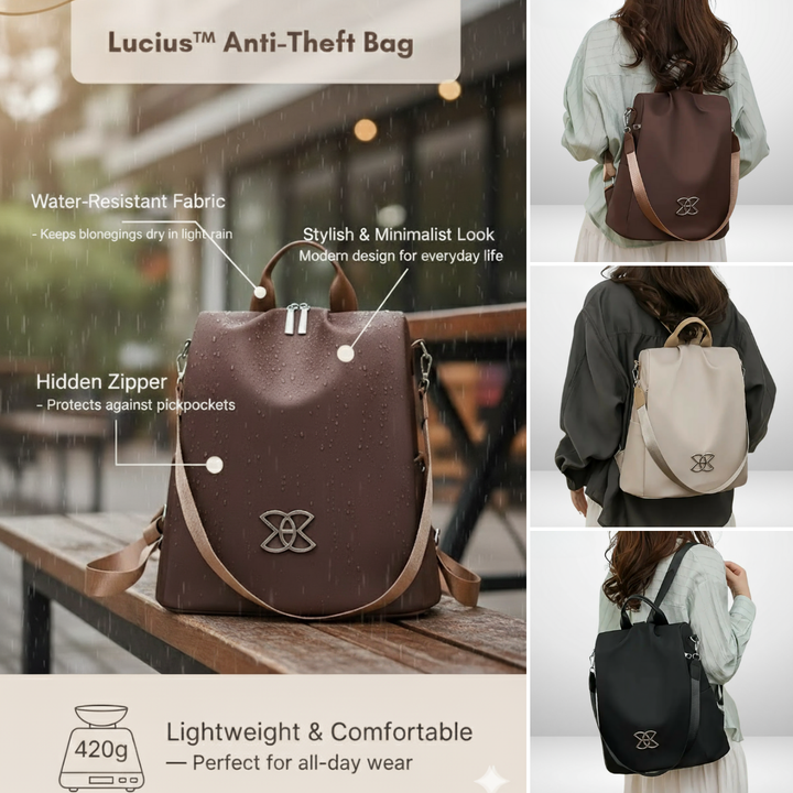 Lucius™ Anti-Theft Bag