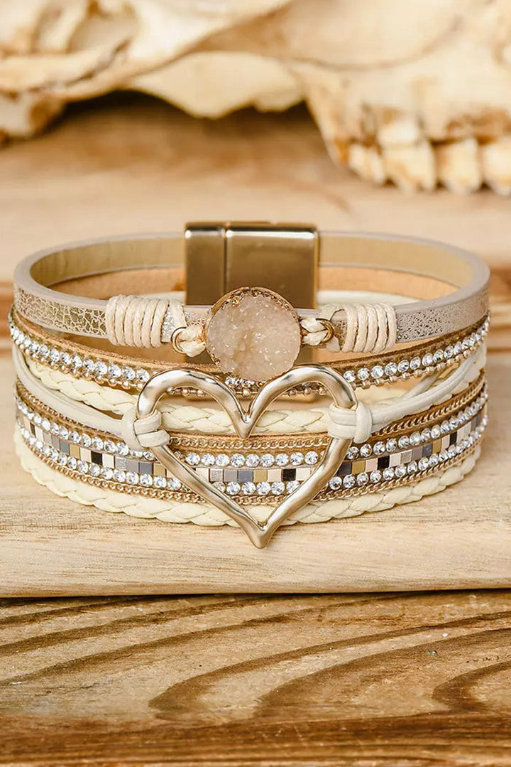 Luna Heart Wrap Bracelet