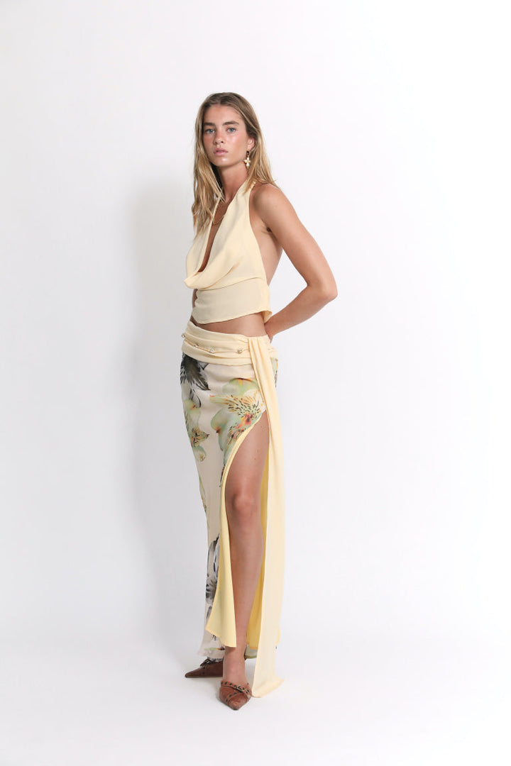 Cotton maxi dress "Sunset Soirée" – Elegant & refined