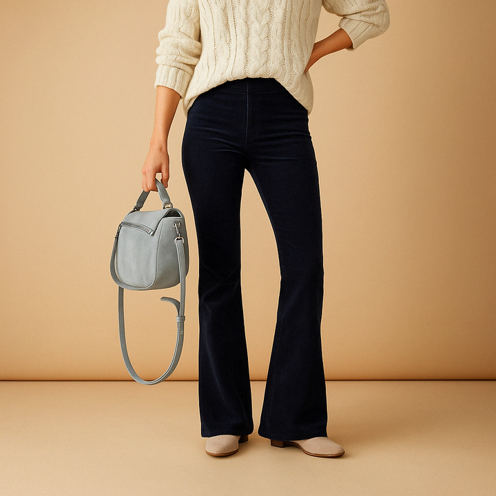 Maartje | Women's Retro-Inspired Flared Corduroy Pants