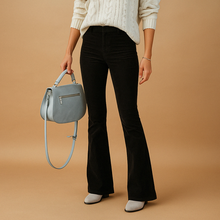 Maartje | Women's Retro-Inspired Flared Corduroy Pants