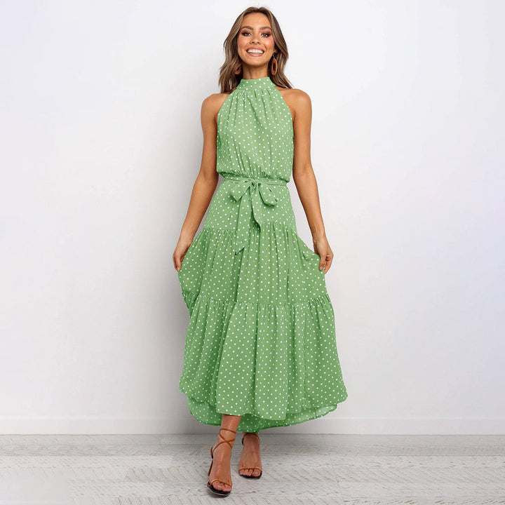 Silk maxi dress "Garden Party" – Elegant & refined