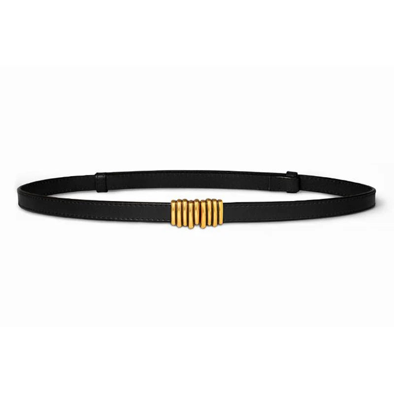 Luna Slim Leather Belt