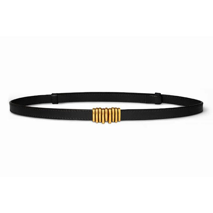 Luna Slim Leather Belt