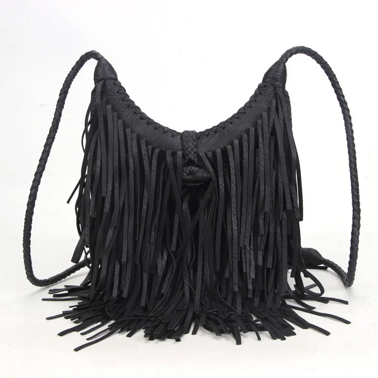 Boho Tassel Crossbody Bag