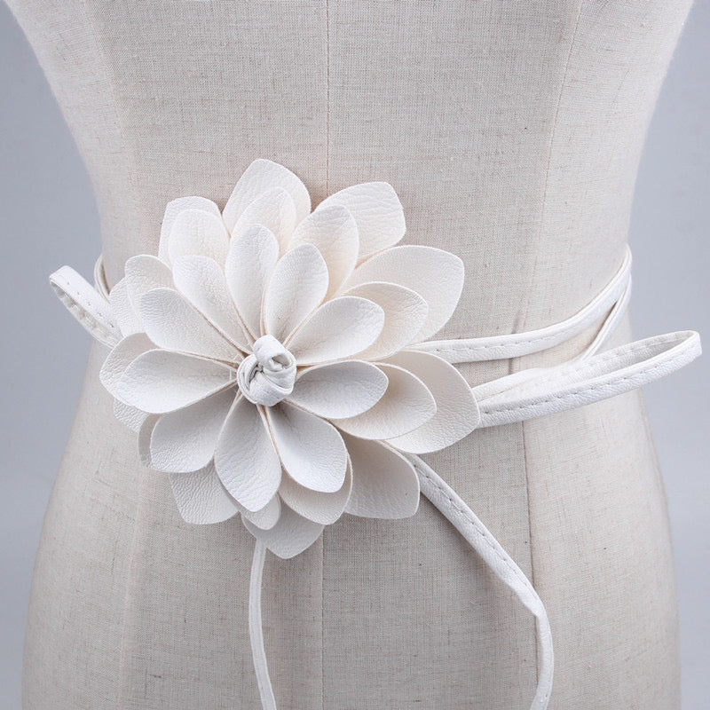 Petal Bloom Tie Belt
