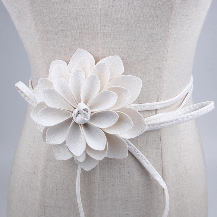 Petal Bloom Tie Belt