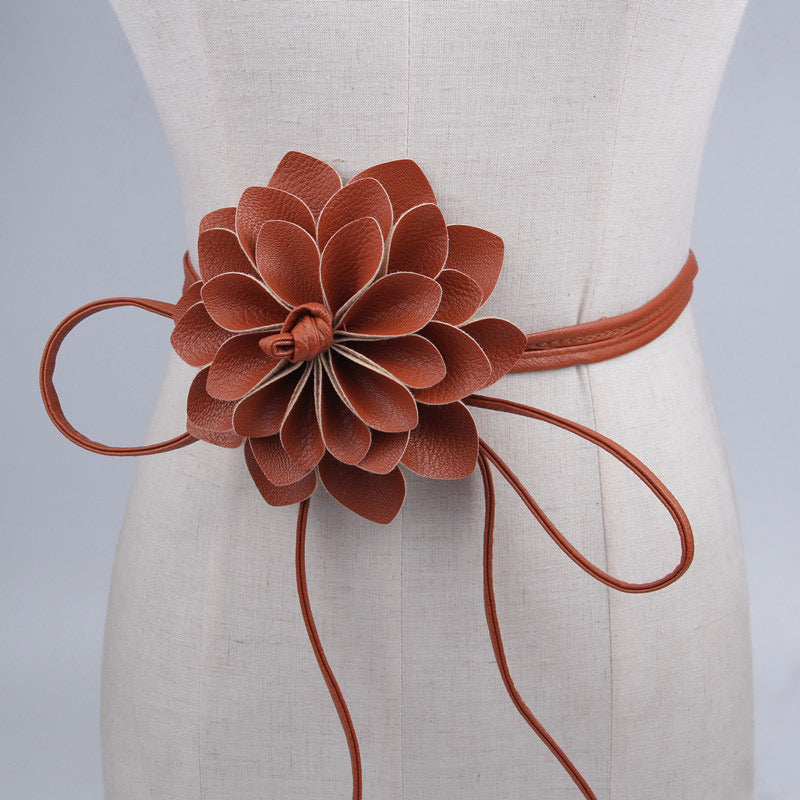 Petal Bloom Tie Belt