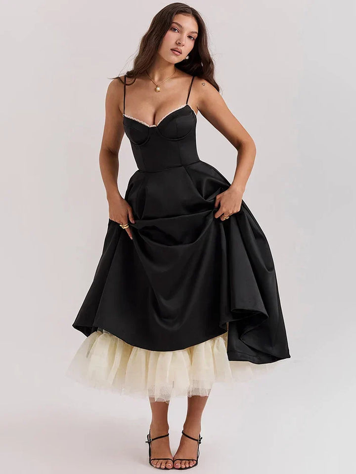 Silk dress "Garden Party" – Timeless & chic