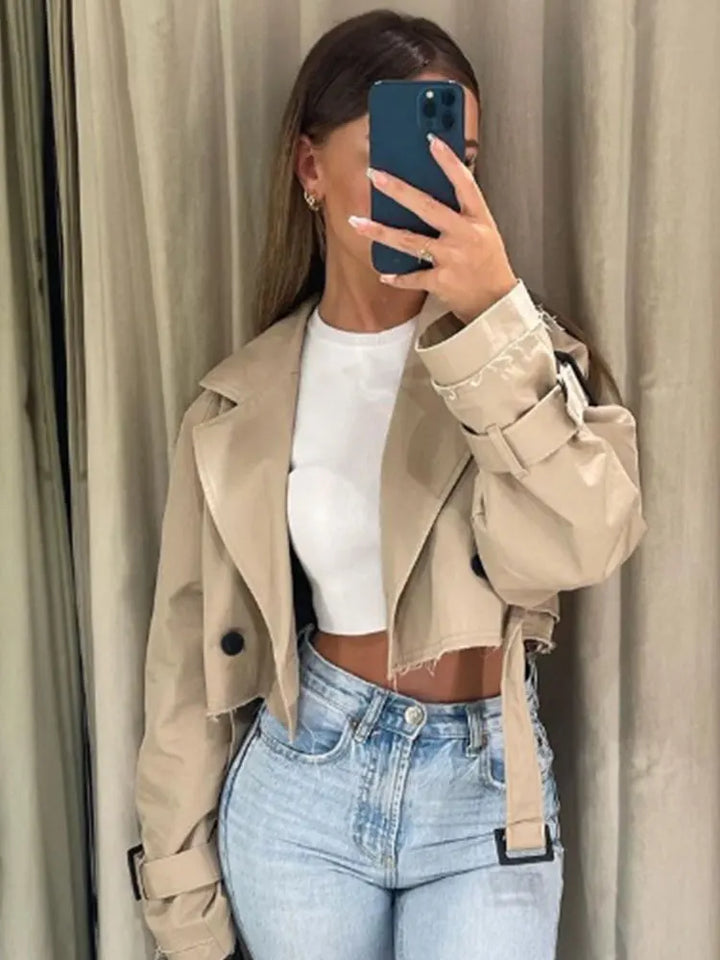 Cropped jacket "Weekend Getaway" – Chic & casual