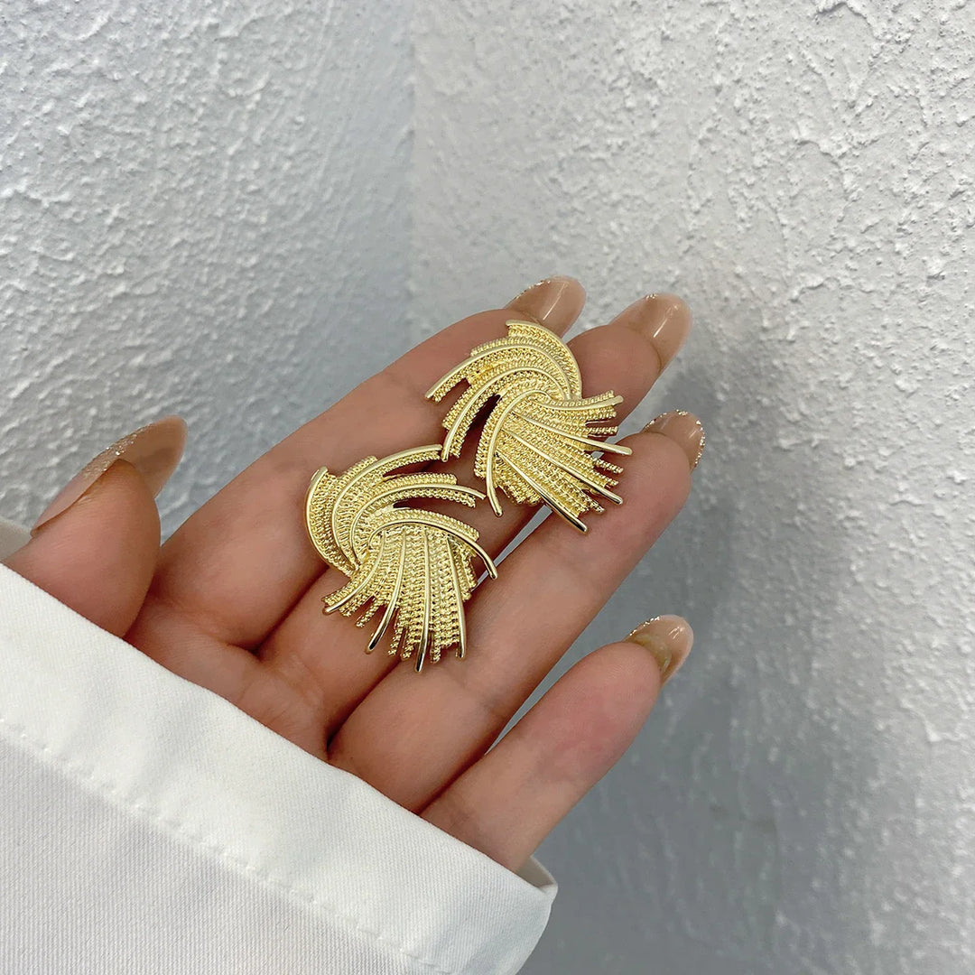 Metal Twist Earrings