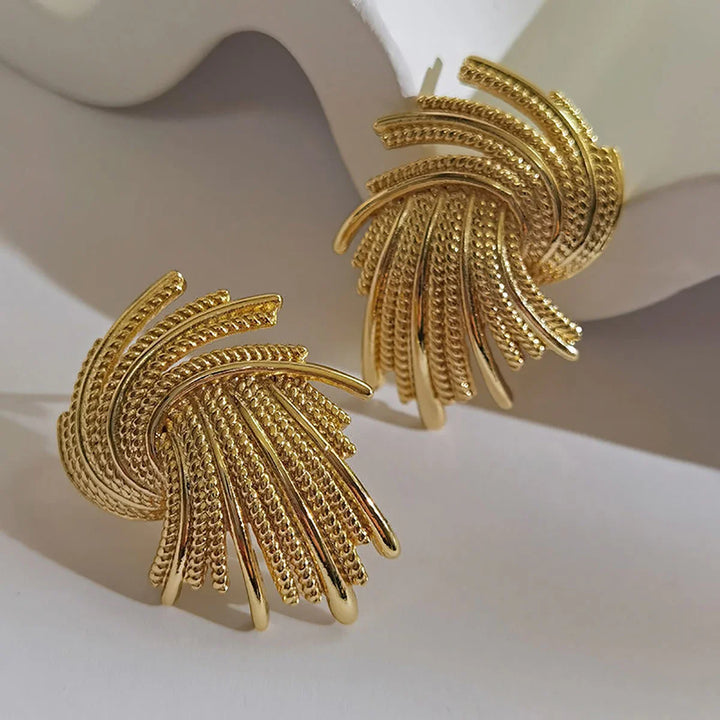 Metal Twist Earrings