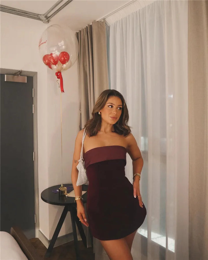 Silk dress "Garden Party" – Elegant & refined