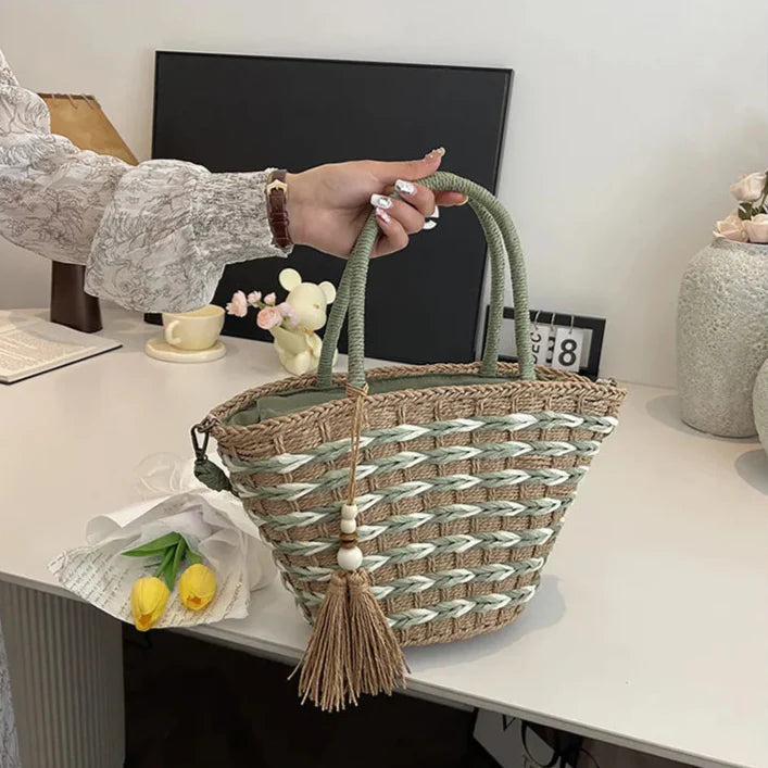 Summer Handmade Rattan Bag