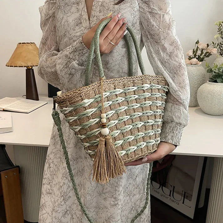 Summer Handmade Rattan Bag