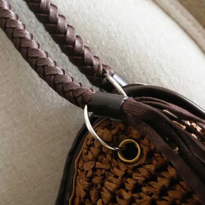 Tassel Dune Straw Bag