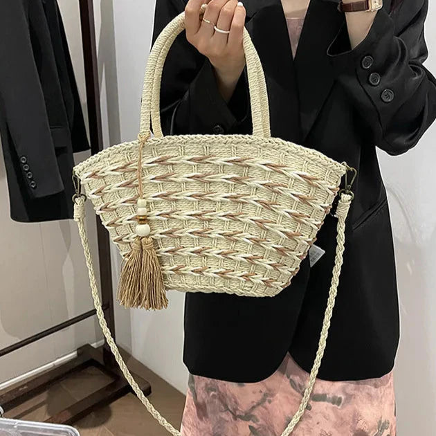 Summer Handmade Rattan Bag