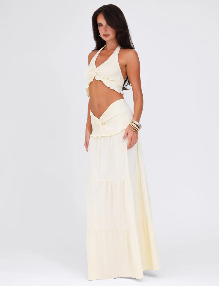 Cotton dress "Sunset Soirée" – Soft & sophisticated