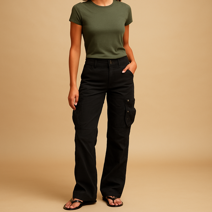 Paloma Women's Cargo Pants with Pockets