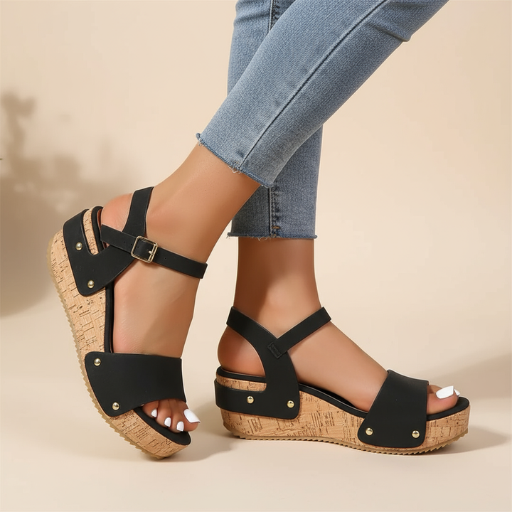 Elaria - Elegant Wedge Sandals