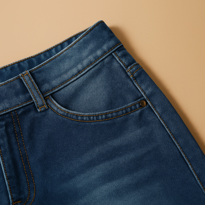 Fleur Women's High-Waisted Loose Fit Jeans