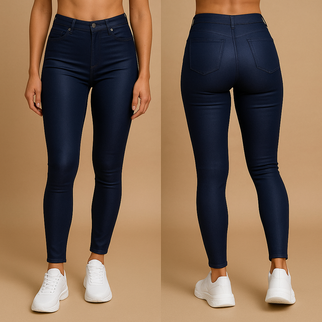 Milou | Women's Slim Fit High-Waisted Leather Pants