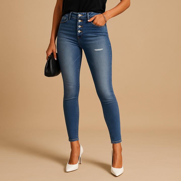 Women's Mila Slim Fit Ripped Jeans