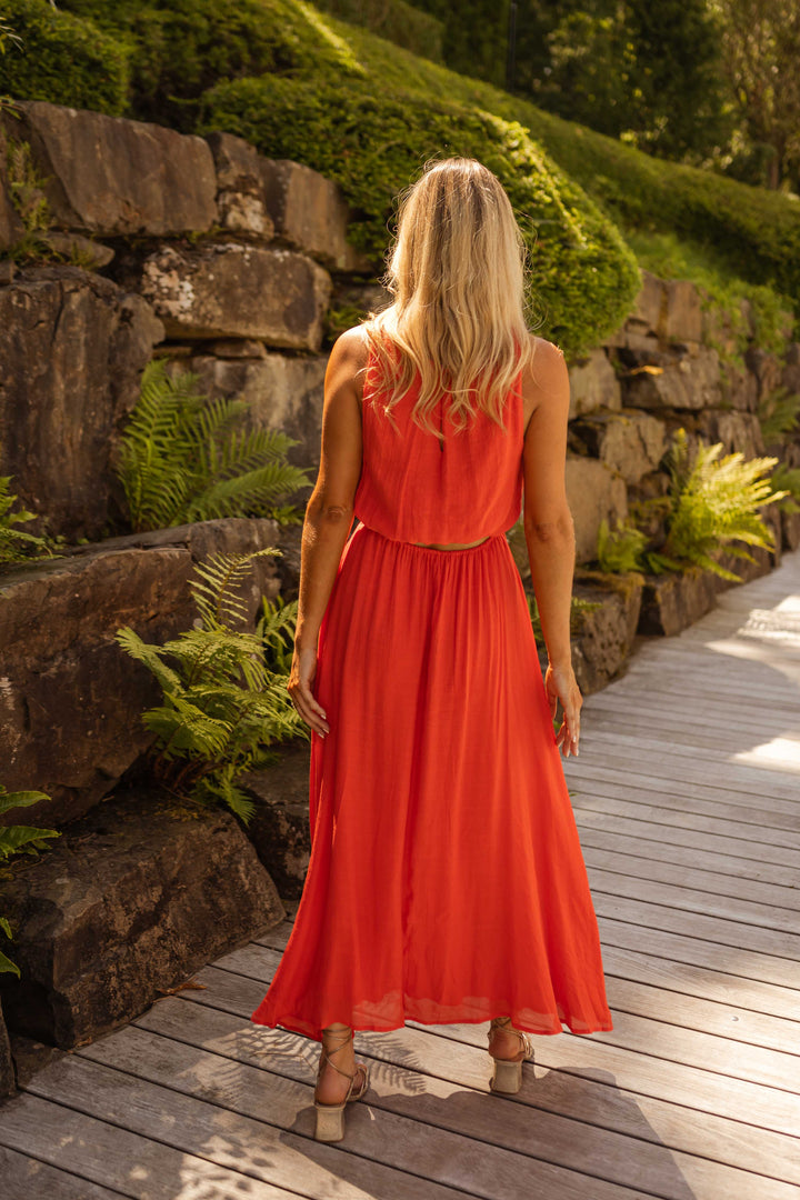 Silk dress "Garden Party" – Elegant & refined
